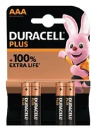 Baterie i akcesoria - Duracell Plus Jednorazowa bateria AAA Alkaliczny - miniaturka - grafika 1