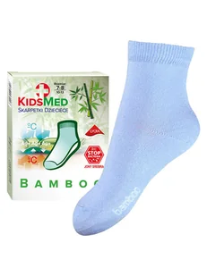 Dziecięce skarpetki bambusowe niebieskie Milusie r.15/17 - Moda i Uroda OUTLET - miniaturka - grafika 1