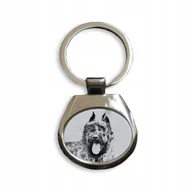 Breloki - Owczarek Flandryjski Brelok ze zdjęciem i grawerem - miniaturka - grafika 1