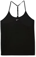 Kamizelki damskie - Nike Damska kamizelka W Nk One Df Elstka Std Tank Vest, czarny/biały, XS - miniaturka - grafika 1