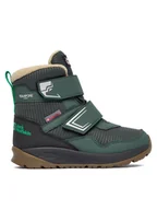 Buty dla chłopców - Jack Wolfskin Śniegowce Polar Bear B Texapore Mid VC K A62144 E0206 Zielony - miniaturka - grafika 1