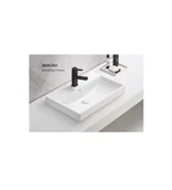 Meble łazienkowe - UN-RITA-GW-60 Umywalka/Washabsin/Biały Połysk/Glossy White 60 cm - miniaturka - grafika 1