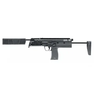 Pistolet maszynowy wiatrówka Heckler&Koch MP7 SD 4.5 mm sprężynowa - Wiatrówki karabinki - miniaturka - grafika 1