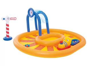 Bestway Dmuchany plac zabaw pociąg 28 x 22 x 119 cm 53061 - Place zabaw - miniaturka - grafika 1