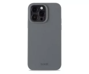 Holdit Silicone Case iPhone 14 Pro Max Space Gray - Etui i futerały do telefonów - miniaturka - grafika 1