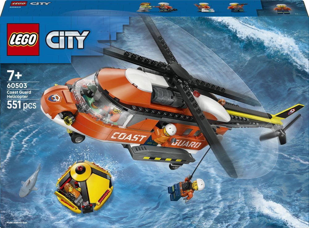 LEGO City Helikopter straży przybrzeżnej 60503