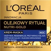 Loreal NUTRI GOLD KREM-MASKA NA noc 50ml - Maseczki do twarzy - miniaturka - grafika 1