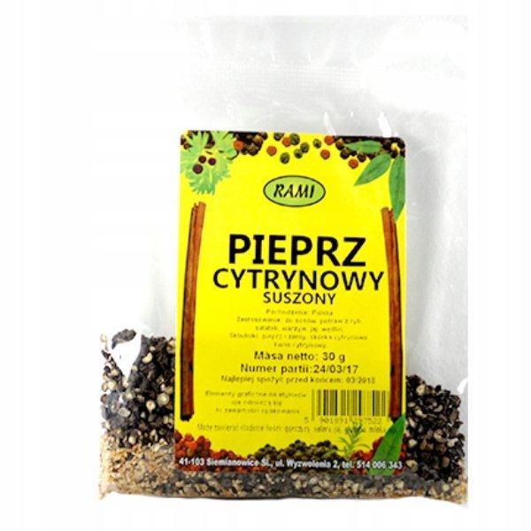 Pieprz cytrynowy 30g Rami
