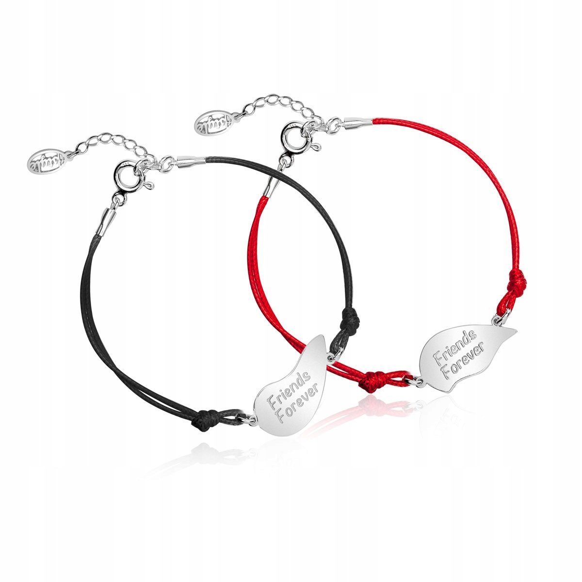 Bransoletki przyjaźni FRIENDS FOREVER srebrne