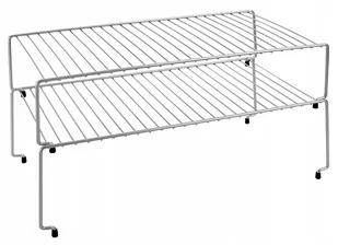 Metaltex kratka stojak, można układać w stos, w kolorze srebrnym, 2 sztuki 36.43.02 - Wyposażenie lokali gastronomicznych - miniaturka - grafika 1