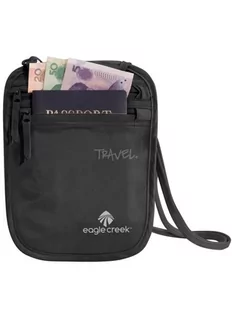 Eagle Creek Silk Undercover Neck Wallet Black - Akcesoria podróżnicze - miniaturka - grafika 1