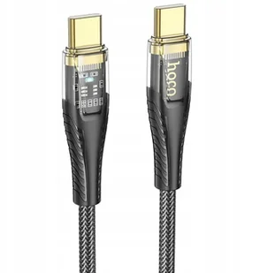 HOCO kabel Typ C do Typ C 3A 60W U121 1,2 m czarny - Kable USB - miniaturka - grafika 1