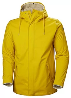 Płaszcze męskie - Helly Hansen męski mech izolowany 3 w 1 polar wewnętrzny wodoodporny płaszcz przeciwdeszczowy Essential Yellow XXL - grafika 1