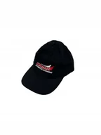 Czapki i chusty sportowe męskie - Czarna czapka z daszkiem BIG napisy One Size Uni - miniaturka - grafika 1