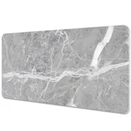 Podkładki na biurko - Podkładka mata ochrona biurka Szary marmur 90x45cm - miniaturka - grafika 1
