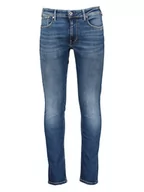 Spodnie męskie - Pepe Jeans Dżinsy - Slim fit - w kolorze niebieskim - miniaturka - grafika 1