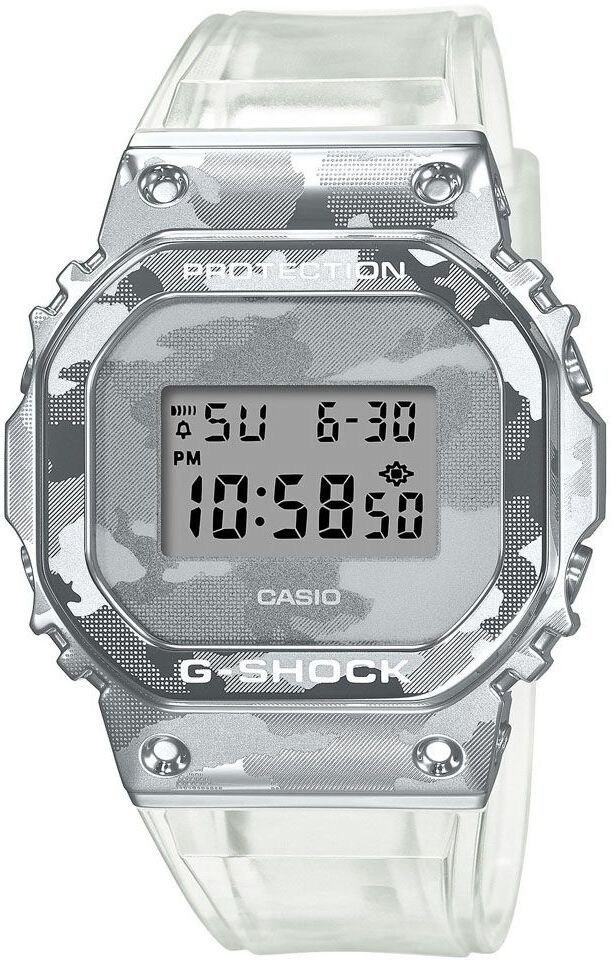Zegarek Casio Zegarek Męski Casio G-Shock Scuba Skeleton Camouflage GM-5600SCM-1ER 43 mm