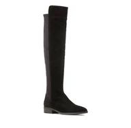 Kozaki damskie - Clarks Pure Caddy [black suede] - rozmiar 39.5 - miniaturka - grafika 1