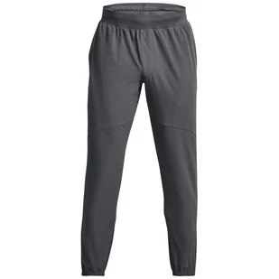 Męskie spodnie dresowe Under Armour Stretch Woven CW Jogger Rozmiar: L / Kolor: szary - Spodnie sportowe męskie - miniaturka - grafika 1