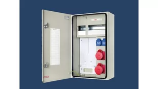 Rozdzielnica budowlana 15 modułów 16A/5P + 32A/5P + 2 X 2P+Z 230V IP54 RB-4 - Rozdzielnie elektryczne - miniaturka - grafika 1