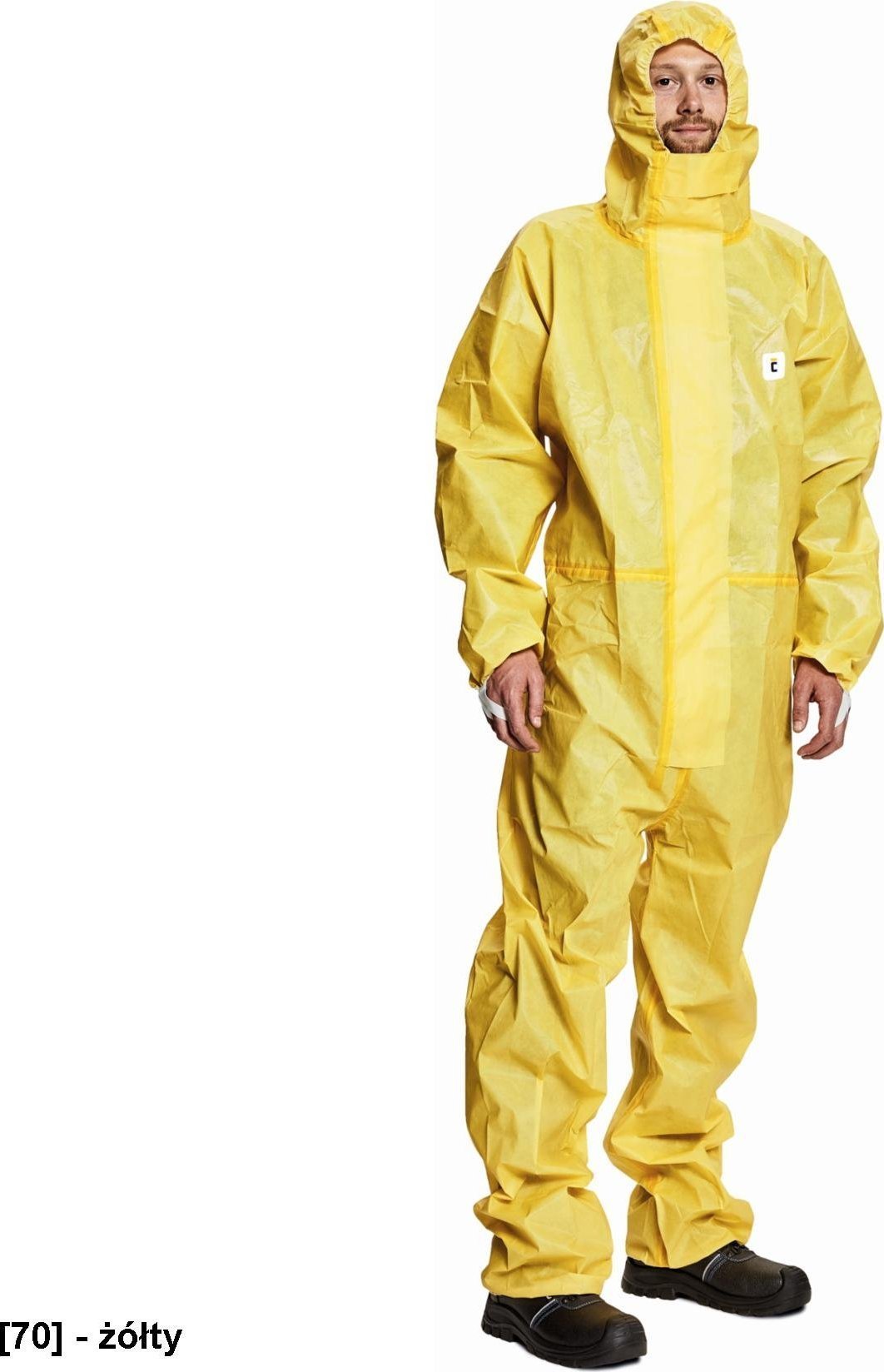 CERVA CHEMSAFE SHIELD - kombinezon ochronny z kapturem L