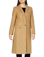 Płaszcze damskie - Helene Berman Damski płaszcz na uniwersytet wełniany, Brown (Camel 220), S - miniaturka - grafika 1