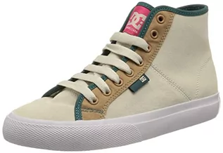 Buty dla dziewczynek - DC Shoes MANUAL HI SE WHITE/YELLOW pantofle damskie letnie - 38,5EUR 90177477 - grafika 1