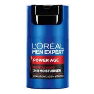 Kremy do twarzy - L'Oréal Paris Men Expert Power Age 24H Moisturiser krem do twarzy na dzień 50 ml dla mężczyzn - miniaturka - grafika 1