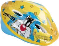 Kaski rowerowe - Dziecięcy kask rowerowy Looney Tunes CZ10954 M Żółty - miniaturka - grafika 1