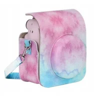 Torby fotograficzne i futerały - Pokrowiec LOVEINSTANT SB9741 do FujiFilm Instax Mini 12 Niebiesko-różowy - miniaturka - grafika 1