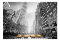Fototapety - Fototapeta - New York - yellow taxis (rozmiar 100x70) - miniaturka - grafika 1