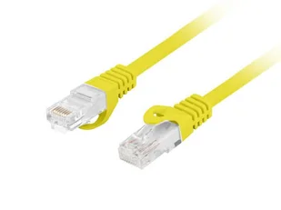 Patchcord lanberg utp kat.6 0,5m lszh cu fluke passed żółty - Patchcordy - miniaturka - grafika 1