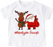 Koszulki dla dziewczynek - Koszulka na mikołajki dla dziecka - miniaturka - grafika 1