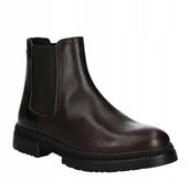 Botki męskie - Sztyblety męskie skórzane Tommy Hilfiger FM0FM05181 rozmiar 43 - miniaturka - grafika 1