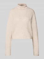 Swetry damskie - Golf o kroju relaxed fit z dodatkiem wełny model ‘MELANIE’ - miniaturka - grafika 1