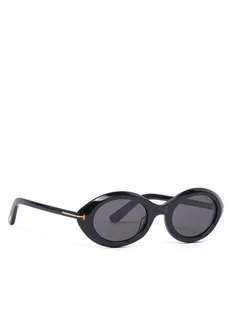 Tom Ford Okulary przeciwsłoneczne FT1186 01A Czarny - Okulary przeciwsłoneczne - miniaturka - grafika 1