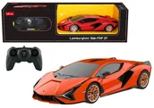 Zabawki zdalnie sterowane - Auto RC 1:24 Rastar Lamborghini Sian Pomarańczowe Rastar - miniaturka - grafika 1