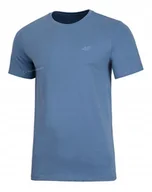 Koszulki męskie - 4F MÄSKA KOSZULKA T-SHIRT 100% BAWEĹNA / rozm L - miniaturka - grafika 1