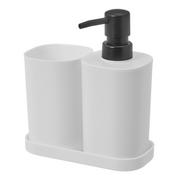 Akcesoria łazienkowe - Biały zestaw akcesoriów łazienkowych – Casa Selección - miniaturka - grafika 1
