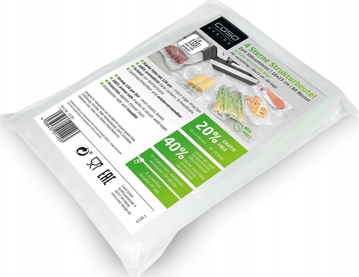 Caso 4 Stars 25x35cm, 150μm, 60 szt.