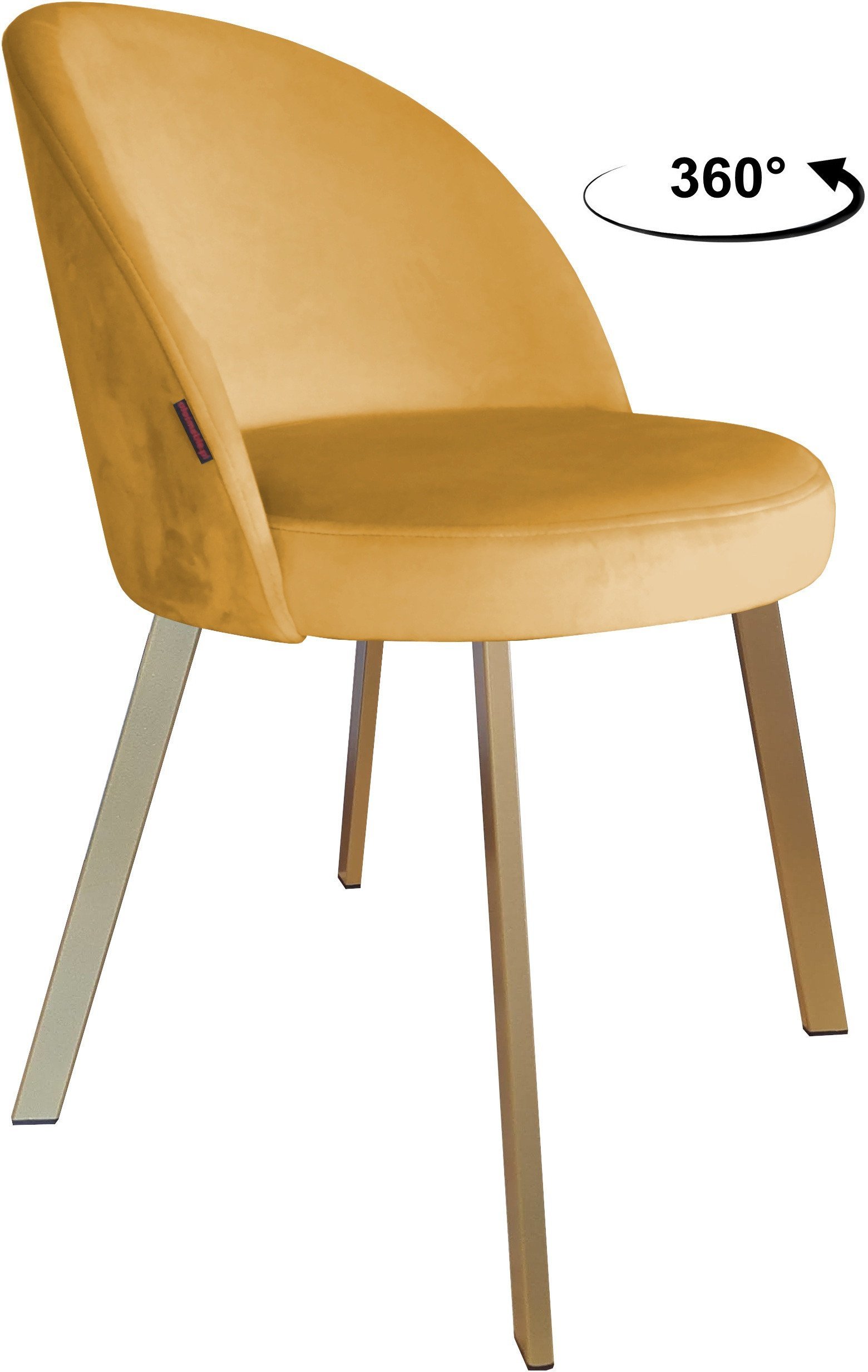 Krzesło obrotowe Trix podstawa Profil złota MG15