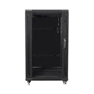 Szafy rack - Lanberg Szafa Rack 19 22U 600x600 FF01-6622-12B stojąca - KONFIGURATOR WYPOSAŻENIA / CZAT NA ŻYWO FF01-6622-12B - miniaturka - grafika 1