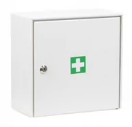 Apteczki i materiały opatrunkowe - Stepar, Apteczka pierwszej pomocy ścienna dla 20 osób - metalowa - miniaturka - grafika 1