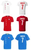 Koszulki sportowe męskie - Koszulka CZECHY VLADIMIR SMICER 7 JR - miniaturka - grafika 1