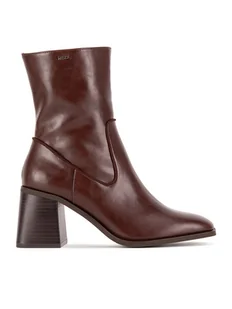 MEXX Botki MI001714643W Brązowy - Botki damskie - miniaturka - grafika 1