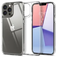 Etui i futerały do telefonów - Spigen Quartz Hybrid etui pokrowiec do iPhone 13 Pro pancerna obudowa ze szkła hartowanego i TPU przezroczysty - miniaturka - grafika 1