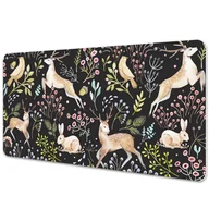 Podkładki na biurko - Mata ochronna na biurko Leśna flora 90x45 cm - miniaturka - grafika 1