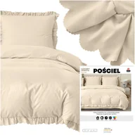 Pościel - Pościel 140 x 200 2cz z Falbaną Luxury Jowita 04 - miniaturka - grafika 1