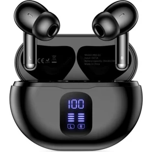 TECH-PROTECT UltraBoost TWS Pro G2 Czarny - Słuchawki - miniaturka - grafika 1