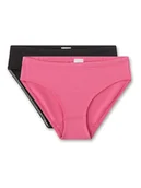 Majtki dla dzieci - Sanetta Majtki (2 pary) w kolorze czarnym i różowym - miniaturka - grafika 1